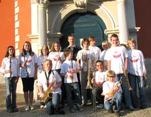 Das Bläserensemble der Kreismusikschule Helmstedt